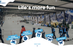 Snowplanet Website Design